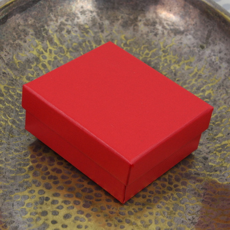Pudełko ozdobne "PLAIN" czerwone 8x7x4cm