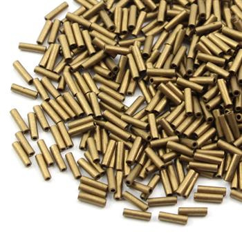 Miyuki Bugle #2 Matted Metallic Dark Bronze 6mm [5g]
