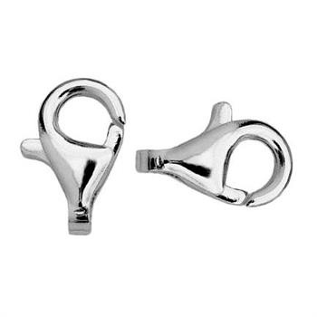 Zapięcie srebrne karabińczyk 13mm Ag925