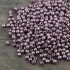 Round Beads Sueded Gold Blackened Pearl 2mm [100szt]