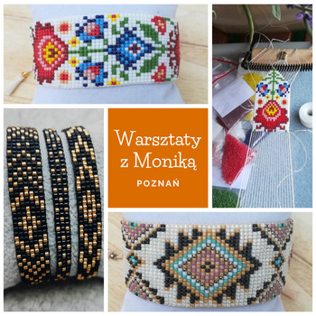 Poznań KURS INDYWIDUALNY: Bransoletka tkana na krośnie [3h] voucher na warsztaty