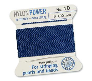 Griffin Nici nylonowe z igłą dk blue 0,90mm [2m]