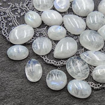 Kaboszon kamień księżycowy mix [4szt]