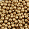 Round Beads Metallic Aztec Gold 6mm [20szt]