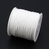 Sznurek nylonowy biały 0,8mm [szpula 100m]