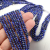 Lapis lazuli kula fasetowana 3mm [sznur 39cm]