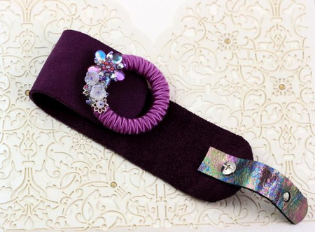 Baza do owijania akrylowy ring płaski fi 36mm