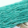 Amazonit kula fasetowana 5mm [sznur 39cm]