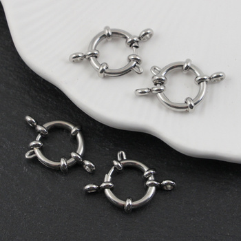 Zapięcie duży federing marynarski stal szlachetna 16mm