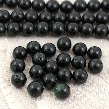 Szmaragd Nilu kula gładka 10mm