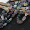Fluoryt tęczowy surowy bryłka 12x10mm [sznur 40cm]