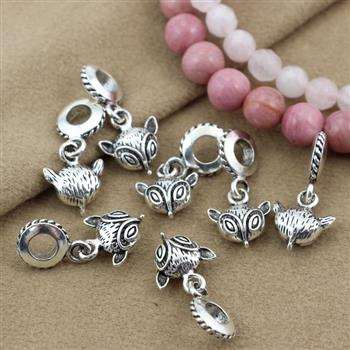 Zawieszka metalowa z podwieszką lisek 25mm