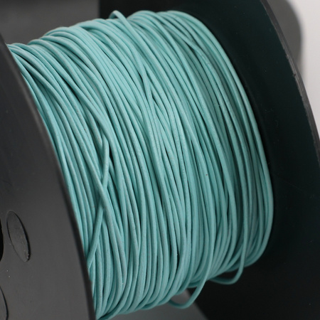 Rzemień skórzany miętowy 1mm [1metr]