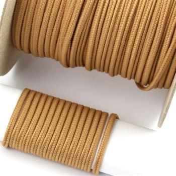 Sznurek sutasz POLSKI 3mm jasny miedziany [1metr]