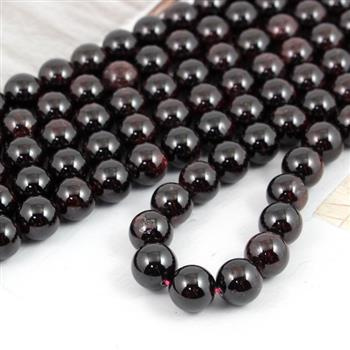 Granat kula gładka 12mm