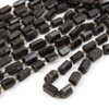 Turmalin czarny wałek fasetowany 16x11mm