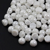 CzechMates Cabochon 7mm Opaque Luster White [10szt]
