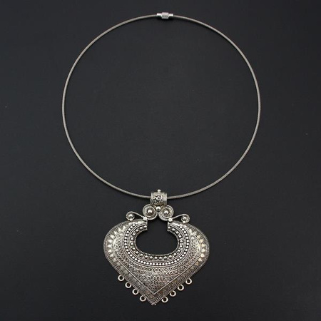 Baza naszyjnika linka stalowa wielosplotowa 46cm