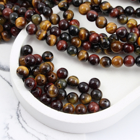 Tygrysie bawole sokole oko kula gładka 8mm