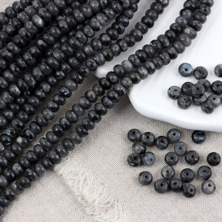 Larvikit oponka gładka 6x4mm