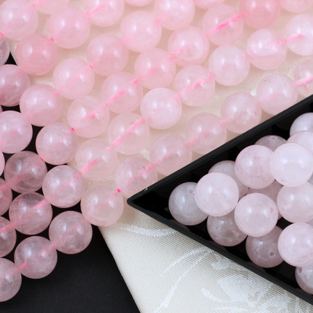 Kwarc różowy kula gładka 8mm