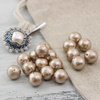 Miyuki Cotton Pearls Beige kula 10mm