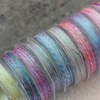 Nici metalizowane 0,3mm/3splot zestaw multikolor ombre [10szpul]