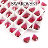 6090 Swarovski Baroque Pendant 16x11mm Ruby