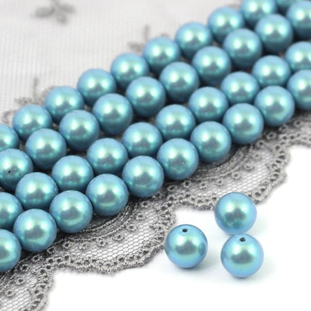 Preciosa Nacre Round Pearl Maxima Pearlescent Blue 6mm [6szt]