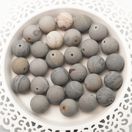 Jaspis antyczny kula mat 18mm