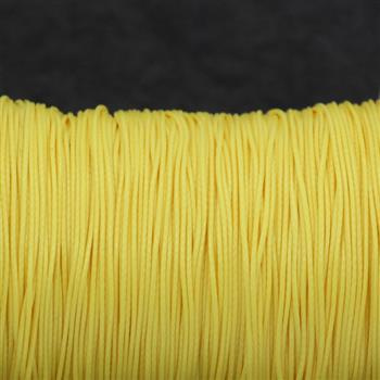 Sznurek powlekany żółty 0,5mm [1metr]