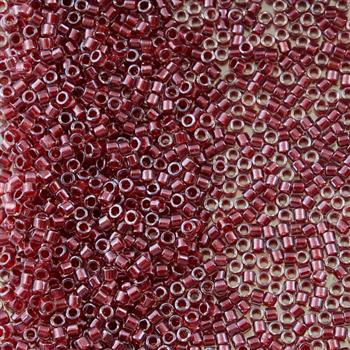 Miyuki Delica 11/0 Sparkling Cranberry Lined Crystal [5g]