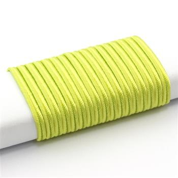 Sznurek sutasz acetat Pega 3mm limonkowy [1 metr]