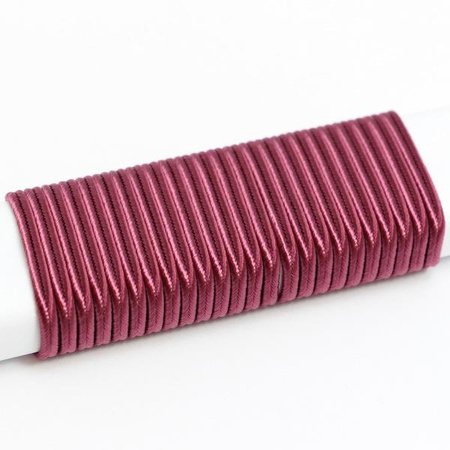 Sznurek sutasz chiński 3mm karminowy [1 metr]