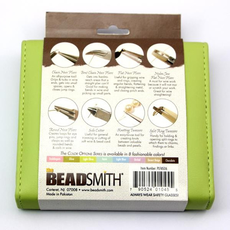 Zestaw narzędzi do robienia biżuterii LIGHT OLIVE szczypce Beadsmith