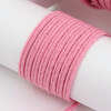 Sznurek sutasz prążkowany 4mm różowy [1metr]