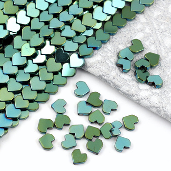 Hematyt zielony serce 8mm