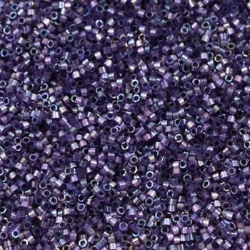 Miyuki Delica 11/0 Dyed Dark Orchid AB Silk Satin [5g]