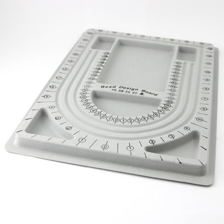 Taca / tablica do projektowania biżuterii szara 33x24cm