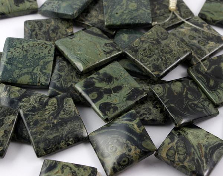 Jaspis kambaba romb 30x30mm