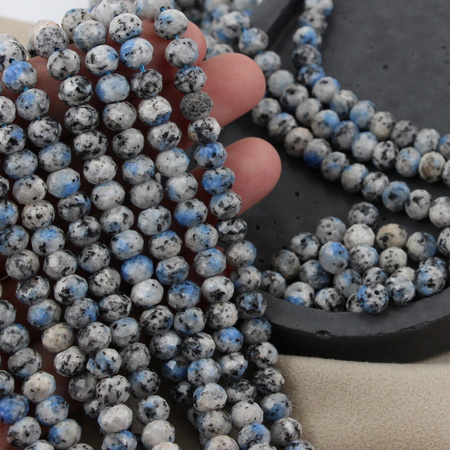 Jaspis K2 oponka fasetowana 8x6mm