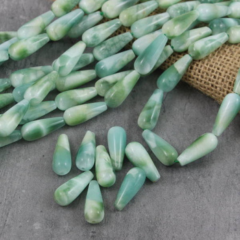 Angelit pawi kropla 20x8mm