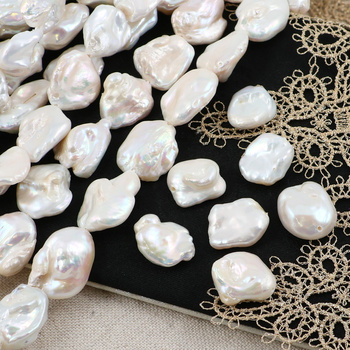 Perła słodkowodna baroque biała 10-20mm