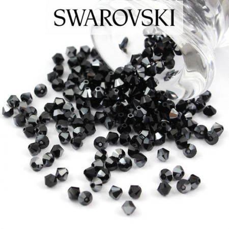 5328 Swarovski Xilion Bead 3mm Jet Hematite [10szt]