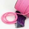 Sznurek z oplotem z tworzywa różowy 6mm [1metr]