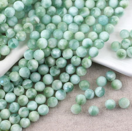 Angelit pawi kula fasetowana 8mm