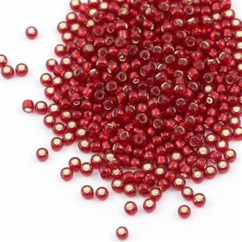 Toho Round 8/0 Silver-Lined Ruby [10g]