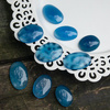 Kaboszon chalcedon blue 25x17x5mm