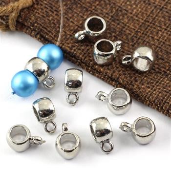 Podwieszka metalowa srebrna do kul 9mm