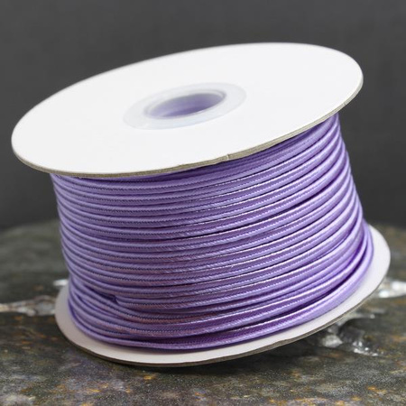 Sznurek sutasz chiński 3mm fiołkowy [1 szpula]